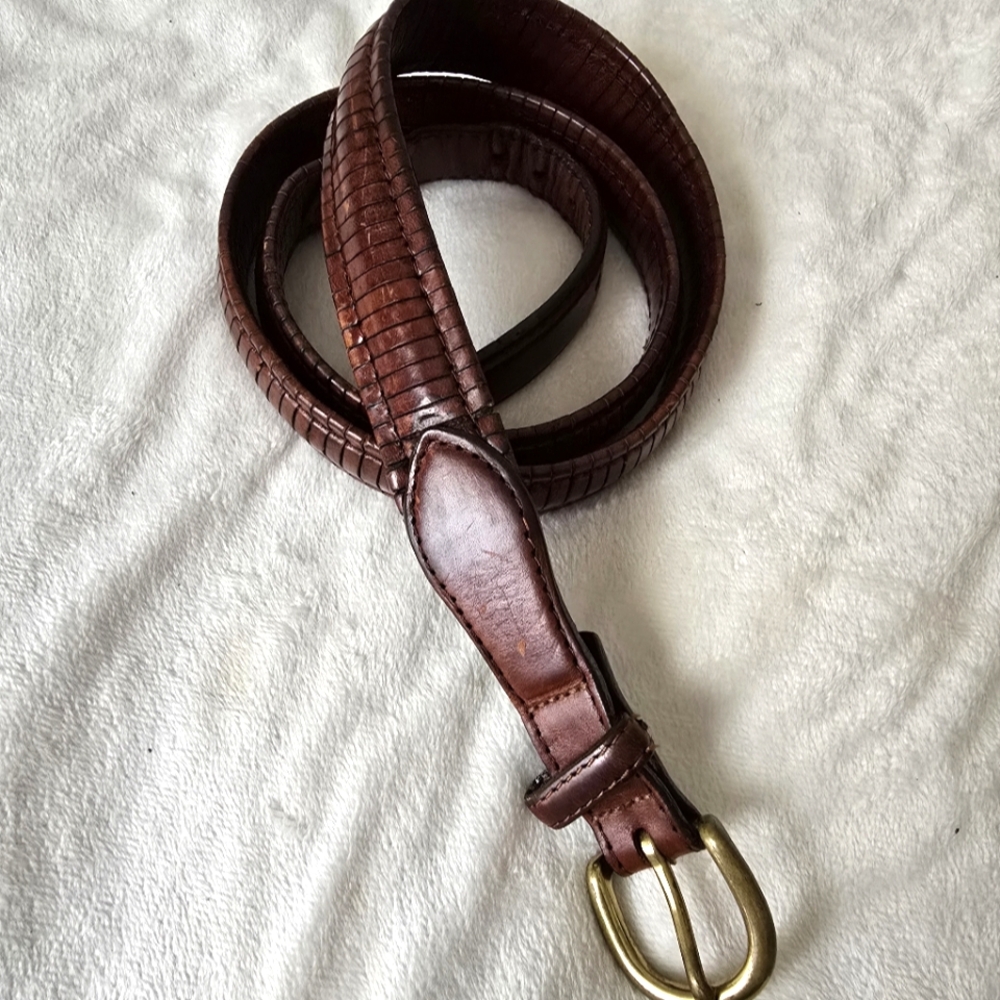 Brighton Brown Leather Design Belt - Picture 9 of 9